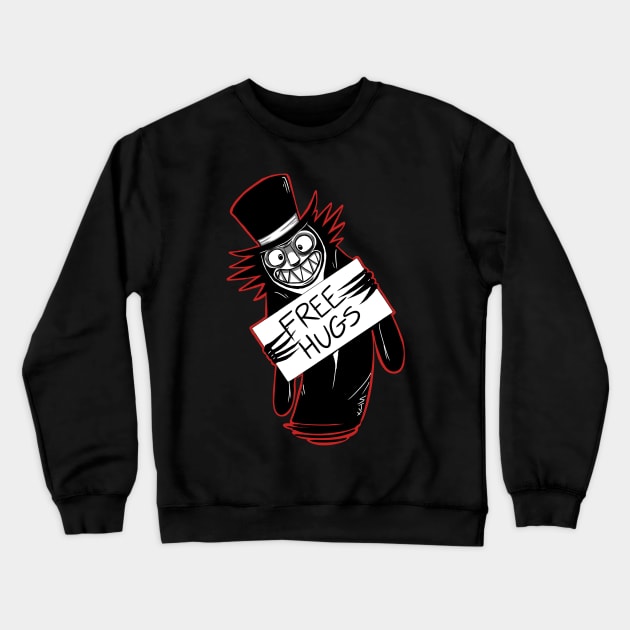 Free Hugs Mr. Babadook Crewneck Sweatshirt by Bat13SJx